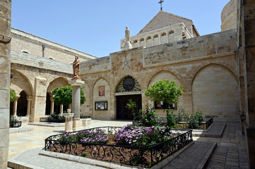 Obraz premium Cloître de l’église de la nativité à Bethleem