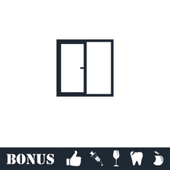 Window icon flat