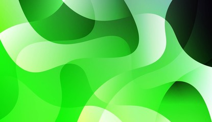 Blurred Decorative Design In Abstract Style With Wave, Curve Lines. For Design Flyer, Banner, Landing Page. Vector Illustration