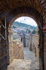 Fototapeta na wymiar Cozy passage in old city of Tbilisi, Georgia
