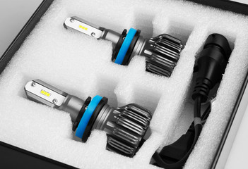 LED bulbs for car in box