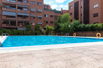 Refreshing and delicious pool in summer