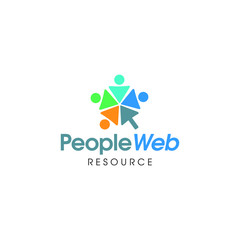 best original logo designs inspiration and concept for connecting people web resource  by sbnotion