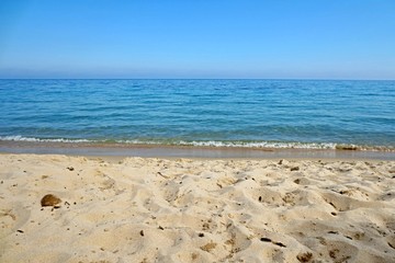 beautiful beach and turquoise sea