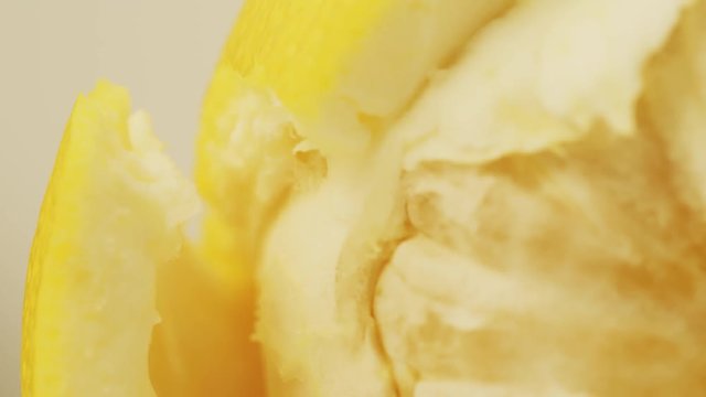 Close up of a ripe pomelo