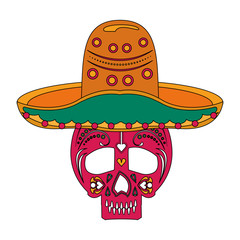 Mexico festival and mexican celebrations cartoons