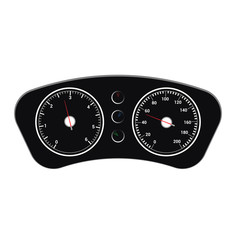 Speedometer vector car speed dashboard panel and speed-up power measurement design illustration set of speed-limit control technology with arrow or pointer isolated on white background