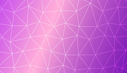 Abstract mosaic backdrop with triangles. Bright background for poster, banner, flyer. Vector illustration. Creative gradient color
