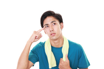 悩む男性