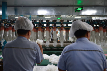 Rubber gloves production line