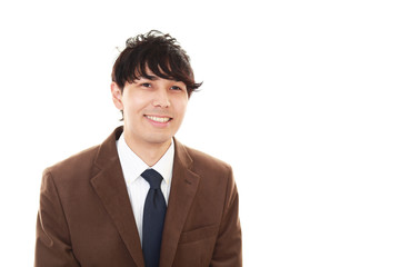 笑顔のビジネスマン