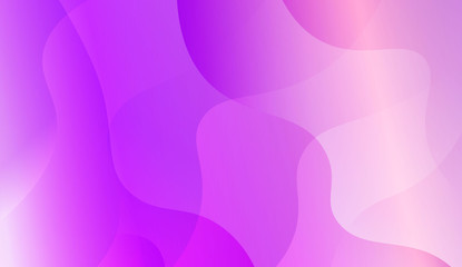 Futuristic Blue Purple Color Design Geometric Wave Shape. For Elegant Pattern Cover Book. Vector Illustration with Color Gradient.