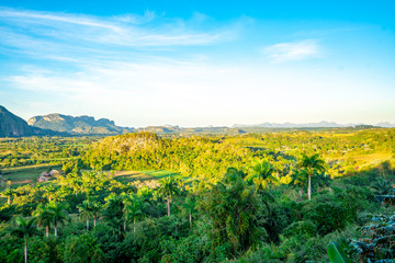 Landscape Countryside of Viñales, Cuba.