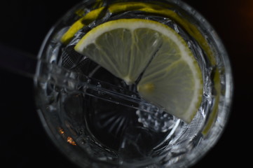 Glass of Water and wine