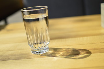 Glass of Water and wine