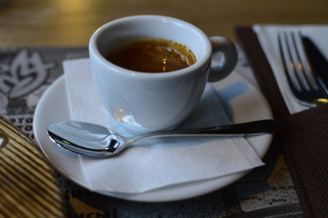 Coffee and tea with sweets