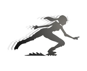 roller skate woman