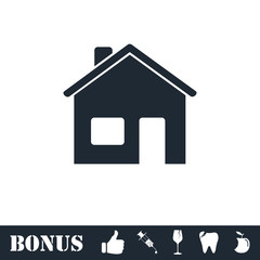 Home icon flat