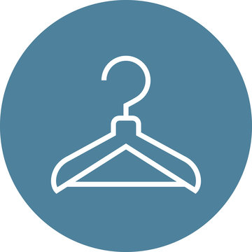 recommend clip art: Hanger Closet Wardrobe Outline Icon