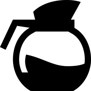 Coffee Pot Brewer Vector Icon