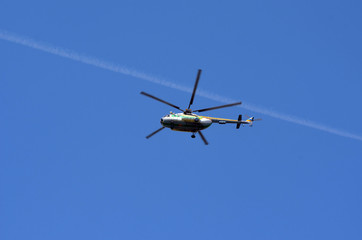 Soviet military helicopter  in the army of Ukraine. 
