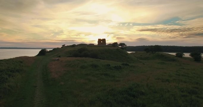 Old nordic viking castle - footage is delivered in rec.709. Ready for color grade or LUT.