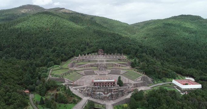 Ancient bulding in Mexico otomi ceremonial center and culture 