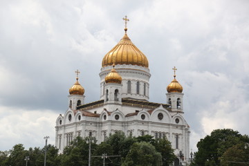 Fototapeta na wymiar cathedral in Moscow 