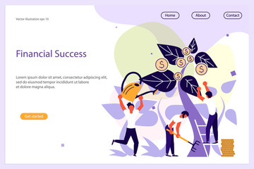 Financial Success Website template