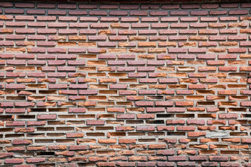 Background of old vintage brick wall