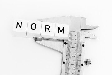 Norm standard measurement caliper
