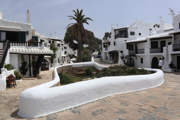 Fototapeta premium White village, Binibeca Vell, Menorca