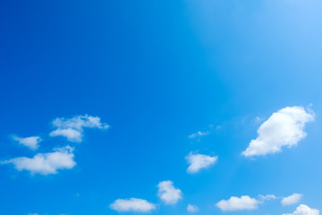【写真素材】 青空　空　雲　初夏の空　背景　背景素材　6月　コピースペース