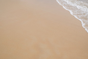 Fototapeta na wymiar Beautiful and clean beach. copy space.