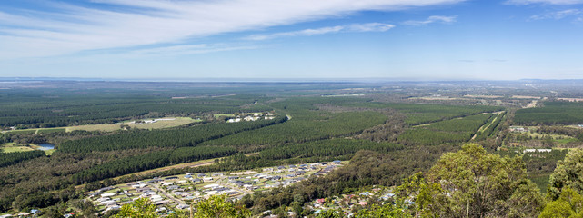 Glass House Mountains – Views from Mount Beerburrum Summit