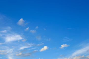 blue sky with clouds