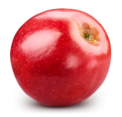 Red apple isolated on white