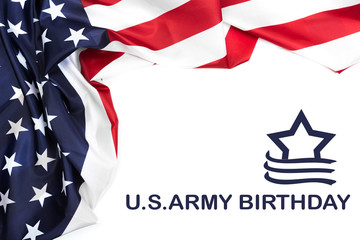 Fototapeta premium Happy American Flag Day background .