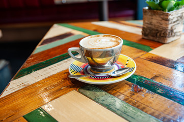 Cappuccino caffè colours tasty breakfast