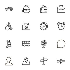 Line icon set