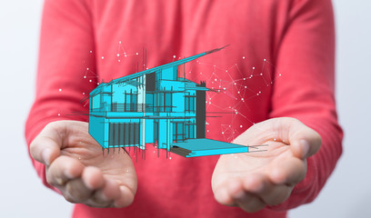 using futuristic interface of smart home automation iot