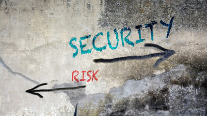 Wall Graffiti to Security versus Risk