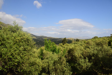Fototapeta premium berge in der nähe von argiropoli auf kreta, griechenland