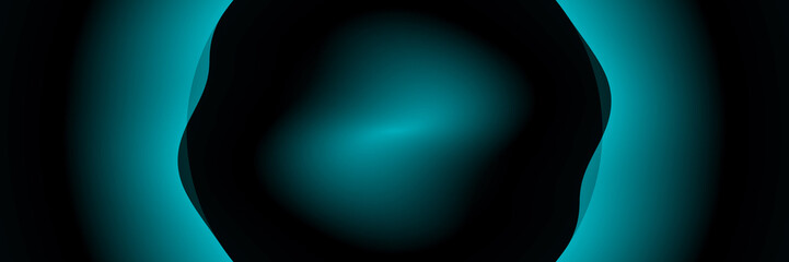 Digital Art, panoramic abstract three-dimensional objects with soft lighting, Germany