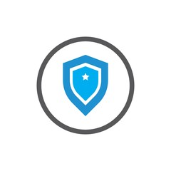 Shield symbol logo