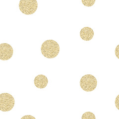 Golden Glitter Vector Texture