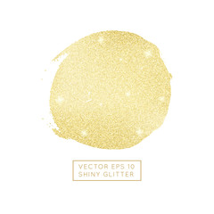 Golden Glitter Vector Texture