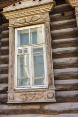 Wooden Windows in old houses in the Russian North. Nice shots. Carving. Traditional wood housing
