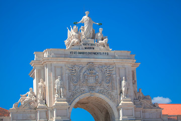 Arco da Rua Augusta in Lisboa