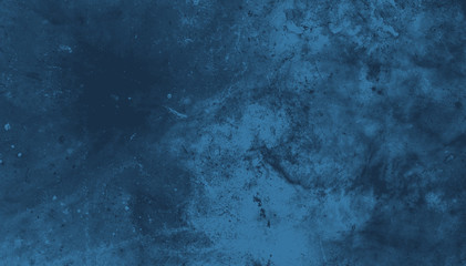 Beautiful retro blue background. Wallpaper in blue. Grunge space for text.